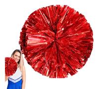 Uitseld Cheerleading Pom Poms - Large Dance Team Pompoms | 30cm/11.8inch Dance Game Team Spirit Cheer with Finger-Friendly Rings for Kids Adults