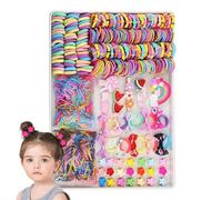 Uitseld Hair Tie Set, Multicolor Hair Ties, Girls Accessories, Colorful Elastic Bands Set, Colorful Hair Tail Tools for Party, Birthday, Girl
