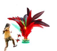 Uitseld Kick Shuttlecocks,Kick Shuttlecock Colorful Feather | Sports Equipment for Indoor Outdoor Game, Foot Sports Toy Game for School Park Yard