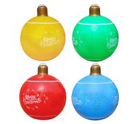 Uitseld Large Christmas Balls | Giant Inflatable Christmas Balls Christmas Decorations,Christmas Inflatable Ball, Christmas Outdoor Decoration for Garden, Walkway, Entryway