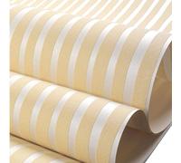 Uitseld Non-Woven Desk Wallpaper,Decorative Striped Wallpaper | Modern Contemporary Chequered Striped Wall Paper for Study Room, Cafe