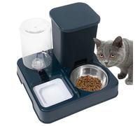 Uitseld Pet Food Feeder and Waterer - Non-Slip Water Feeder | Portable Automatic Feeders, Pet Supplies for Small Medium Large Breed Cat
