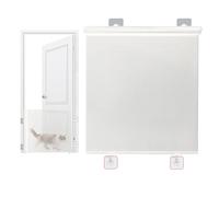 Uitseld Pet Gate,Retractable Dog Gates Baby Barrier | No Drilling Screen Child Safety Pet Supplies for Pets Cat Puppy Kids Baby Stairs Doorways Outdoor Indoor
