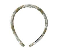 Uitseld Plaid Head Bands for Girl, Plaid Elastic Hair Headband Non-Slip Head Bands, Thin Skin Care Accessories Face Washing Women Headgear for Running