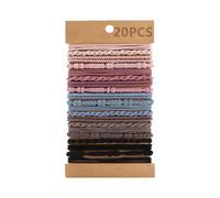 Uitseld Ponytail Holders,No Damage Boho Bracelets | Pony Ties for Thick Hair | for Women Girls Yoga Work Running Travel Cooking Biking Hiking Dating