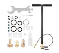 Uitseld Portable Hand Tire Floor Pump | 3-Stage High-Efficiency Stirrup Pump - Hand Pump for Inflatable Kayaks Inflatable Balls