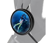 Uitseld Signal Mirror Survival - Adjustable Rearview Mirror - Portable Adjustable Round Underwater Equipment for Drifting Men Women Outdoor Sports Cave Dive Safety Sea