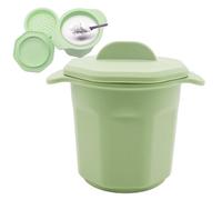 Uitseld Silicone Grease Container, Cooking Grease Can With Handle, Lid And Strainer, With Lid, Handle Portable Fat Container For Dishwasher Safe