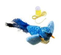 Uitseld Simulated Chirping Bird Cat Toy,Interactive Bird Cat Toy - Realistic Chirp Tweet Catnip Toys, Touch Activated Kitten Toy, Cute Cat Exercise Toys for Playful Feline Fun