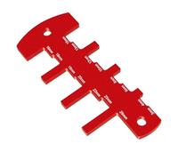 Uitseld Table Saw Height Gauge | Aluminum Alloy Table Saw Precise Gauge | Compact Woodworker Measuring Ruler Home Measurement Tool for Processing Projects