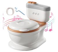 Uitseld Toddler Training Potty - Splashproof Potty Toilet for Kid,Potty Training Tool with Simulated Flush Button for Kids Boys and Girls