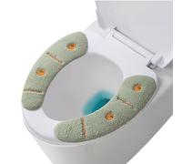 Uitseld Toilet Seat Covers - Soft Cushion Toilet Seat Warmer with Handle - Stick- Reusable Toilet Seat Cushion for Bathroom