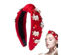 Uitseld Valentine Headband for Her - Knotted Fashion Hairband Wide Top,Elegant Hair Headband for Partner, Sister, Girlfriend