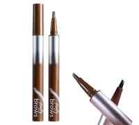 Uitseld Waterproof Eyebrow Pen - Waterproof Eyebrow Pen Long-Lasting Liquid Eyebrow Pencil - Smudge-Proof Brow Pen Natural Eyebrow Color for Women & Girls