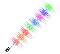 Uitseld Whip Lights - 12V/24V Colorful Whip Light for Warning | 24.8-Inch Brake Dancing Light, LED Antenna Lights for Side by Side ATV Boat Offroad