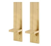 Uitseld Wooden Candle Holder for Wall,Farmhouse Candle Sconce - Rustic Wall Mount Wooden Pillar Candle Sconces, Farmhouse Wall Candle Sconces Vintage Wall Candle Holders Decor