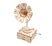 Uitseld Wooden Models for Adults,Music Box Building Kit - Hands Craft Building Kits, Stem Toys, Music Box Decorations, Model Kits for Kids