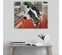 Uiujiij Diy Painting By Numbers For Adults Marc Chagall《The Birthday》 For Beginner On Canvas Painting