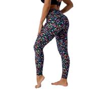 UIUO-UIPEU Women's Printed Yoga Pants Workout Leggings for Women Tummy Control Compression Leggings with Pocket, Colourful Bubbles, XXXL