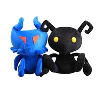 uiuoutoy Anime Kingdom Hearts Plush Toy Soft Stuffed Cute Shadow Heartless Ant Birth by Sleep Flood Dolls 28cm 2Pcs/ Set