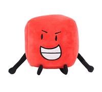 uiuoutoy Battle For Dream Island Plush Toys Leafy Firey Stuffed Doll Figures (Blocky)