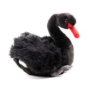 uiuoutoy Black Swan Plush Toy Simulation Animal Soft Stuffed Doll Toys Children Gift 10 Inches