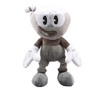 uiuoutoy Plush Soft Toys Devil Boss Ghost Mecup and Brocup Dolls Gift (Black White Cup)