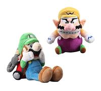 uiuoutoy Plush Toys 9" Wario 7" Luigi's Mansion Soft Stuffed Doll 2 Pcs/Set