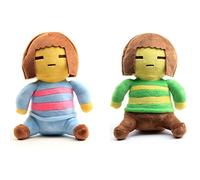 uiuoutoy Undertale Plush Toys Chara Frisk Soft Stuffed Doll Kids Gift 2 Pcs/Set