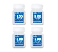 UIUZMAR EC 12.88 mS/cm Calibration Solution, EC Calibration Buffer Solution 12.88 mS/cm for EC TDS Salt Tester Calibration, Conductivity Calibration Solution 12.88 mS/cm, 50ml*4 Bottles