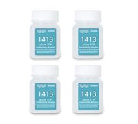 UIUZMAR EC 1413 μS/cm Calibration Solution, EC Calibration Buffer Solution 1413 μS/cm for EC TDS Salt Tester Calibration, Conductivity Calibration Solution 1413 μS/cm, 50ml*4 Bottles