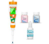 UIUZMAR pH Meter for Food, pH Pen Tester Bread Yeast, Digital pH Temp Meter for Sourdough Starter, Backlit Food pH Tester for Sushi, Fermentation Food, Canning Food, Cheese, Meat, Semi-Solid Samples