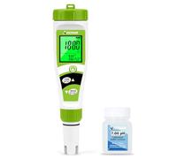 UIUZMAR pH TDS Meter for Swimming Pool, pH TDS Conductivity Tester with pH 7.00 Calibration Solution, Pool Digital pH Meter, 4 in 1 pH TDS EC Hydroponic Meter with ATC for Aquarium, RO Water