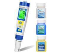 UIUZMAR Pool pH Chlorine Tester, Salt Meter and Chlorine Meter for Pools, Digital 7-in-1 Pool Water Tester for Hot Tubs, Multifunctional pH EC ORP TDS Meter for Saltwater Pools, Hydroponics, Aquariums