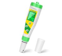 UIUZMAR Salinity Pool pH and Salt Meter, Swimming Pool Salinity Tester, 5-in-1 Digital Display, pH TDS EC Salinity Temperature Meter for Pool, Hydroponic, Aquarium, Drinking Water, Spa
