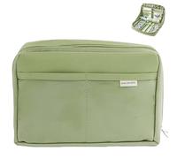 UIVXXUD Kawaii - Aesthetic Pencil Case, Large-Capacity Canvas Pouch, green