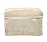 UIVXXUD Kawaii Cute Aesthetic Pencil Case - Large Capacity Canvas Pen Pouch Bag, Beige, Daily