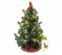 UIYIHIF 3D Popup Christmas Tree, DIY Folding Winter Tree with Removable Butterfly, Fall & Holiday Tree Decoration with Blank Xmas Card & Envelope for Xmas Party Decor(#3)