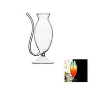 UIYIHIF Vampire Wine Glass Set of 2 Cocktail Glass with Drinking Tube Straw Clear Juice Cup Wine Whiskey Glass Cup for Wine Champagne Juice Glassware Barware Tools Gift