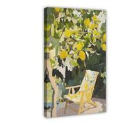 UIYTYBGAG Citrus Lemon Tree Poster Canvas Poster Wall Art Print Picture Paintings 20x30inch(50x75cm)