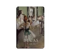 UIYTYBGAG Edgar Degas The Ballet Class Print Tin Sign Vintage Metal Pub Club Cafe Bar Home Wall Art Decoration Poster Retro 8x12inch(20x30cm)