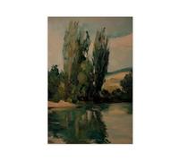 UIYTYBGAG French Countryside Print Canvas Poster Wall Art Print Picture Paintings 08x12inch(20x30cm)