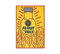 UIYTYBGAG Keith Haring Vodka Pop Canvas Poster Bedroom Decor Landscape Decor Gift 12x18inch(30x45cm)