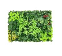 UJEDFHV Artificial hanging plants Artificial Plant Wall Reusable Grass Backdrop Panel Plastic Garden Flower Fake Green
