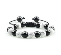 UJEDFHV beaded bracelets 8mm Stone Bracelet Adjustable Size Beaded Braided Beads Bracelets＆Bangles Men Minimalist Jewelry(Color5)