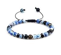 UJEDFHV beaded bracelets Irregular Copper Beads Braided Bracelet Natural 6mm Bangle For Women Men Handmade Jewelry(Color 20)