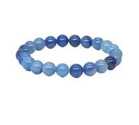 UJEDFHV beaded bracelets Natural Stone Bracelet Crystal Round Loose Bead Elastic Stretch Bangle For Women Men Jewelry(8MM_COLOR5)