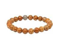 UJEDFHV beaded bracelets Natural Stone Bracelet Crystal Round Loose Bead Elastic Stretch Bangle For Women Men Jewelry(6MM_COLOR32)