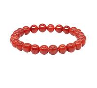 UJEDFHV beaded bracelets Natural Stone Bracelet Crystal Round Loose Bead Elastic Stretch Bangle For Women Men Jewelry(8MM_COLOR28)