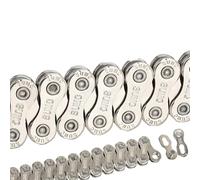 UJEDFHV bicycle chain Bicycle Chain SX13 13 Speed Road Bike Chains 126L 13S With Missinglink Mountain With Original Box 13V for bike maintenance(SX13 sliver)